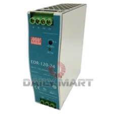 New In Box MEANWELL EDR-120-24 Switching Power Supply