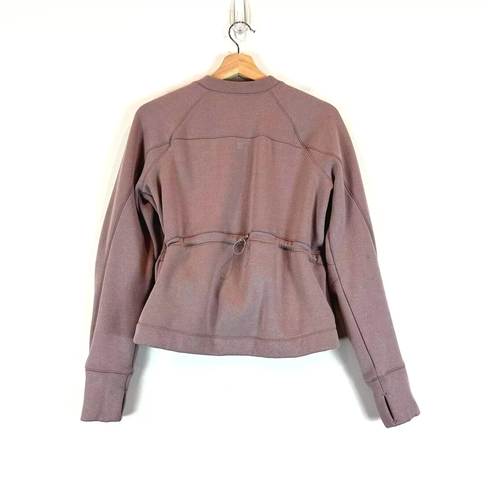 sweaty-betty run crewneck performance athleisure sweatshirt