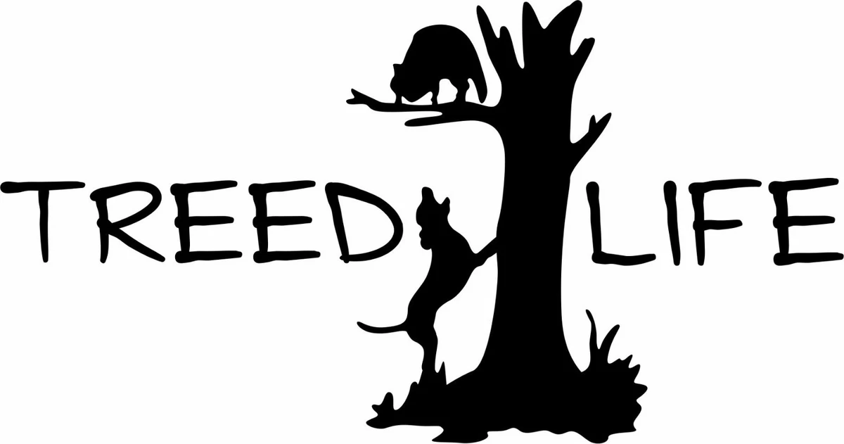 Treeing Coon Walker Bluetick Hound Hunting Dog Club Window Vinyl Decal  Sticker | eBay