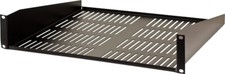 Shelf VENTED 1U SINGLE SIDE 12"DEPTH,Comes with 4sets of washers,screws,and cage