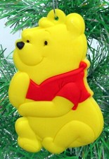 Winnie the Pooh POOH BEAR 3" Christmas Ornament - Shatterproof Design - NEW