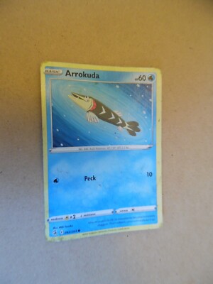 arrokuda pokemon card value Arrokuda Pokemon Card Number 846 Pokemon Playing Card