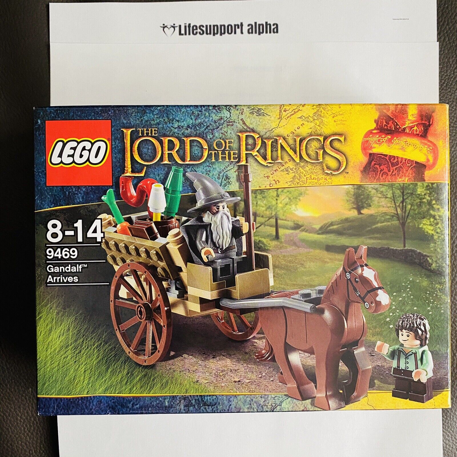 LEGO Lord of the Rings 9469 Gandalf Arrives NEW! Horse Cart Wagon Book Barrel