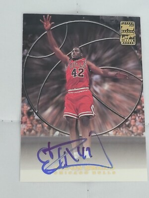 1999-00 Topps Autograph Issue Elton Brand SP Rookie RC Blue Ink Auto #EB Bulls