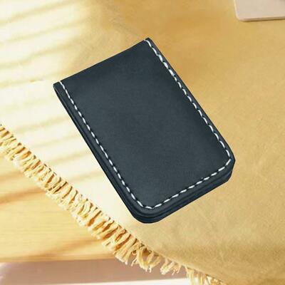 Tasche Magnet Geldklammer Geldklammer Ausweisetui Geldbörse Schwarz_60x41x8mm