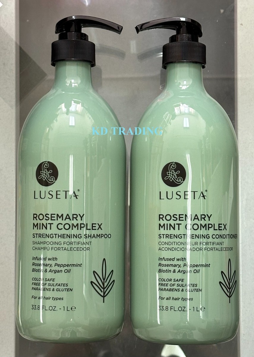 2-Pack) LUSETA ~ ROSEMARY MINT COMPLEX Strengthening SHAMPOO + CONDITIONER  | eBay