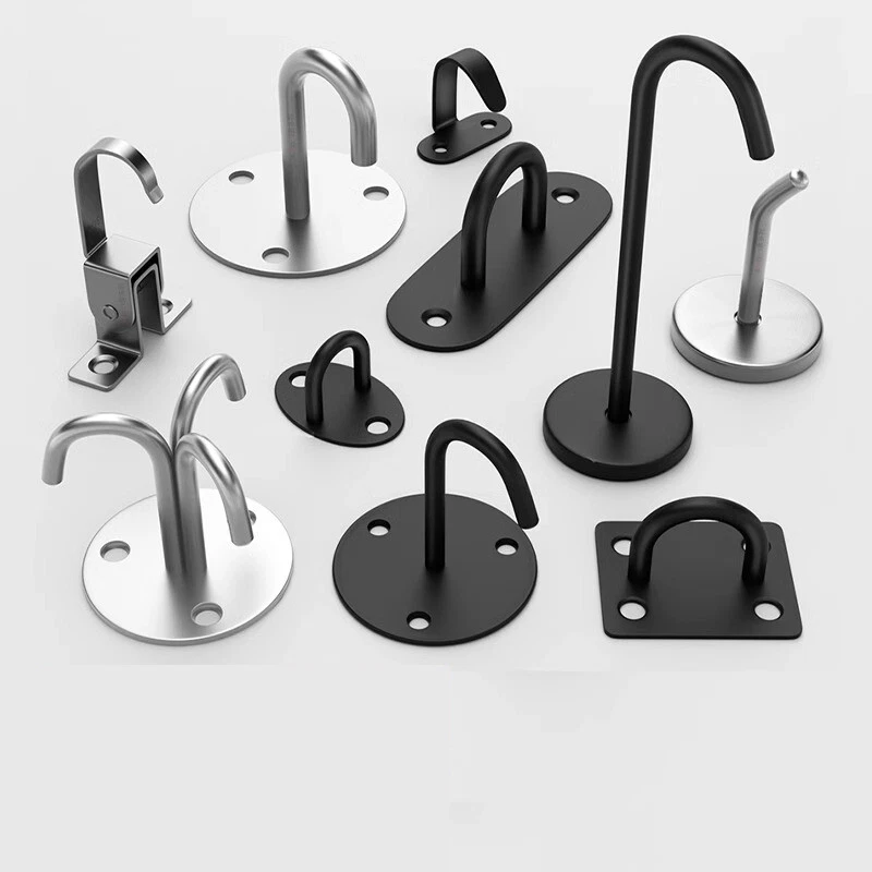Pad Eye Plate Staple Ring Hook Loop Stainless Steel Ceiling Hook Ceiling Fan - Image 3 of 4
