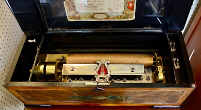 邦楽 jazz one sublime collection box Swiss Cylinder Music Box Sublime Harmonie by Charles Paillard 1880