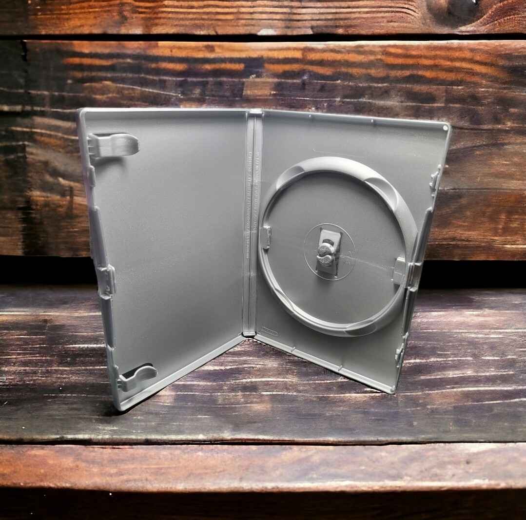 01 x Amaray dvd Cases 1 Disc 14 mm silver Brand new Replacement UK Made