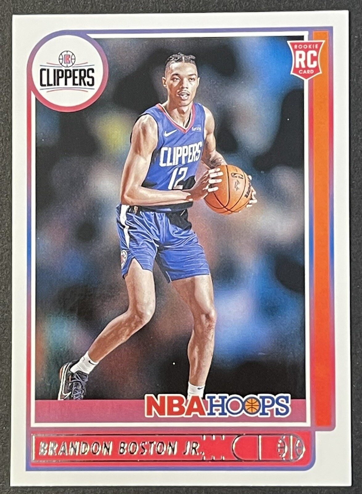 2021-22 NBA Hoops Brandon Boston Jr. FIRST NBA RC Rookie Card #233 LA Clippers