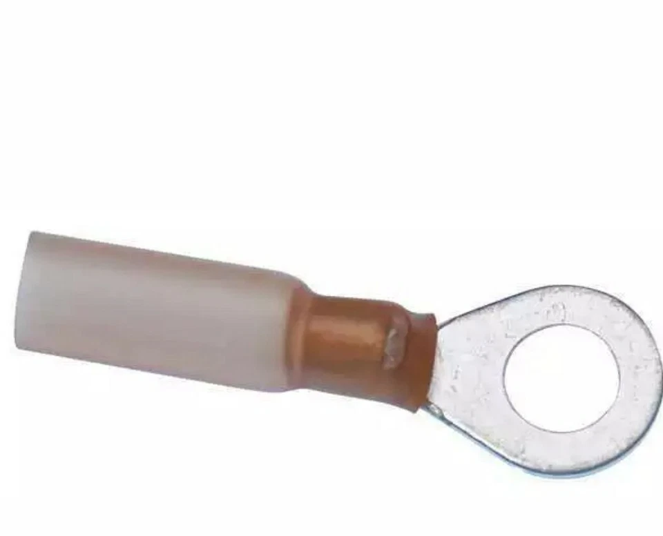 TE CONNECTIVITY CPGI-WWG-B-106-1501-6 22-18 AWG Nylon Ring Terminal #10 Stud PK6 - Image 2 of 3