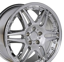 18x8.5 Wheels Fits Mercedes Benz C E S Class Slk Clk Cls Et35 Chrome W1x Set 18x8.5 Wheels Fits Mercedes Benz C E S Class Slk Clk Cls Et35 Chrome W1x Set
