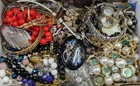Vintage & Mod Some Signed Costume Jewelry Lot Small Priority Box FULL #136