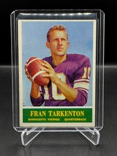 Fran Tarkenton Cards, Rookie Card and Autographed Memorabilia Guide 15
