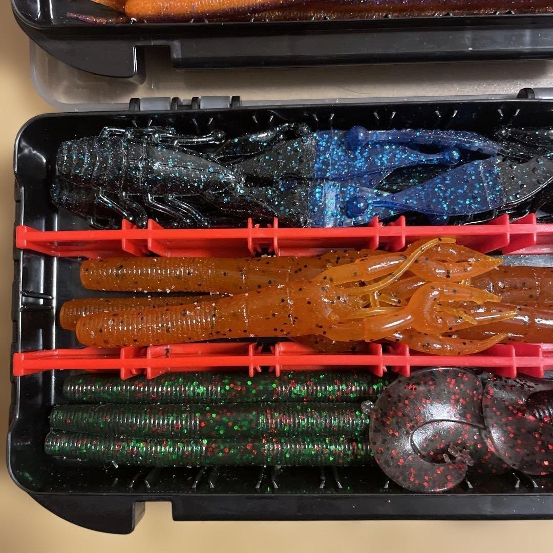 Gary Yamamoto Bass Fishing Worm Set Unused Soft Lures Bait Accessories - Image 4
