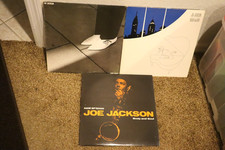 JOE JACKSON 3 ALBUM LOT LOOK SHARP, NIGHT & DAY, BODY AND SOUL EXCELLENT VINYL !