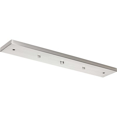 Progress Lighting P8404 Nickel 3 Point 23-1/4''W Pendant Suspension Canopy