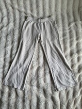 Vuori Womens Medium Wide Leg Sweatpants Beige Lounge Athleisure Pants M
