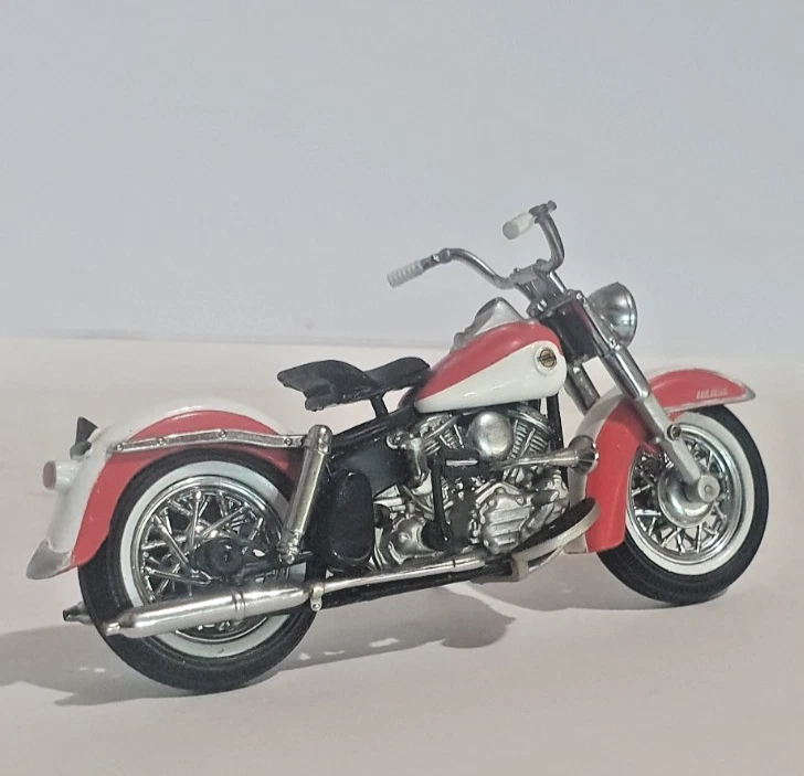 Harley-Davidson Duo Glide 1958 Franklin Mint 1:24, metal fundido a presión Foto 2 de 4