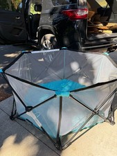Regalo My Play Portable Play Yard, Teal, 6-Panel Indoor and Outdoor Playpen