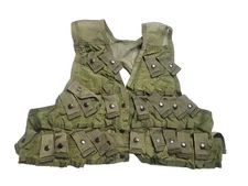 USGI Army Military 40mm Grenade Ammunition Carrying Vest Medium OD Green - USED