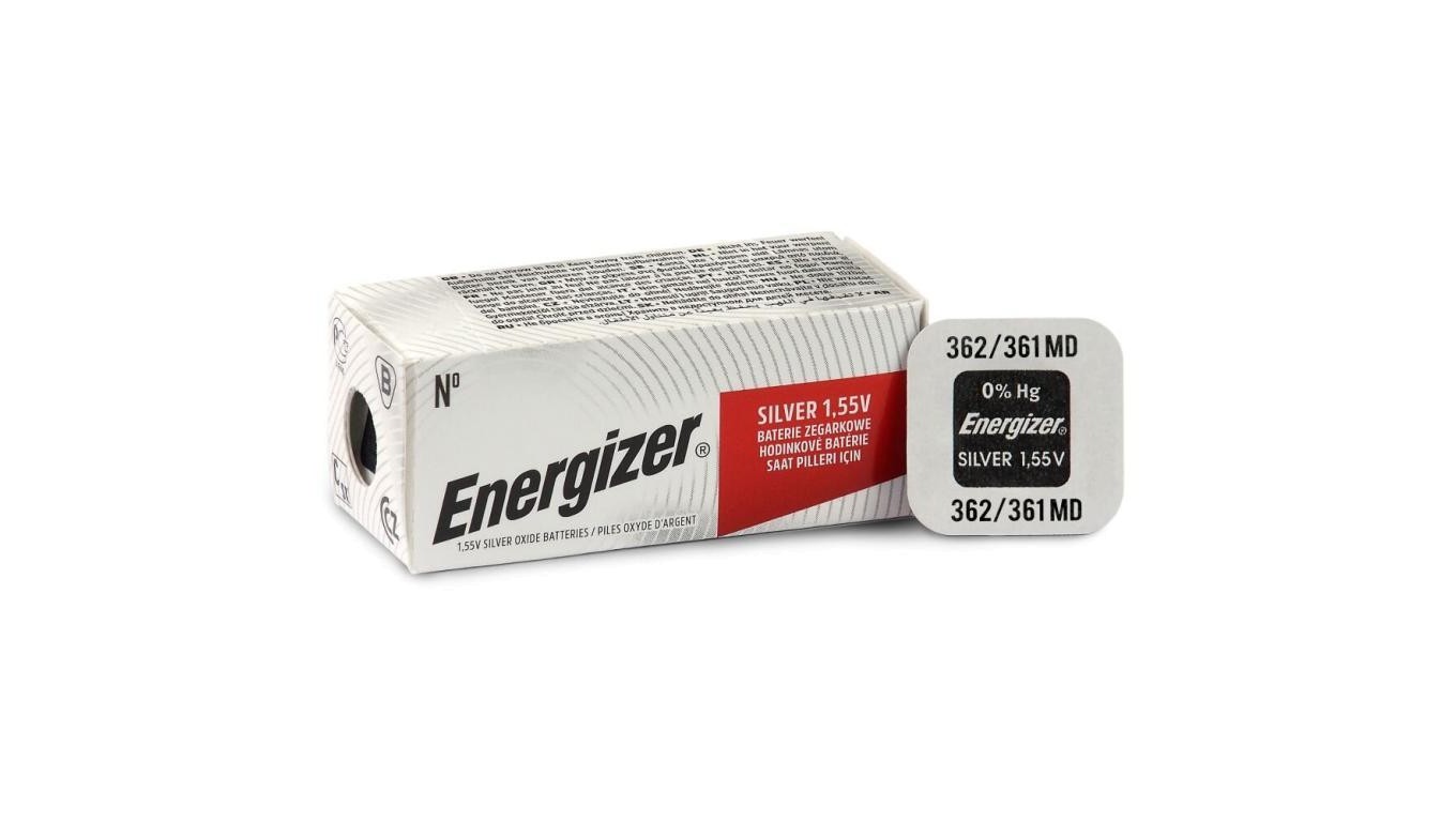 7638900950038 Bateria srebrowa 362 361 SR721SW SR721W SR58 155V ENERGIZ 2790₽