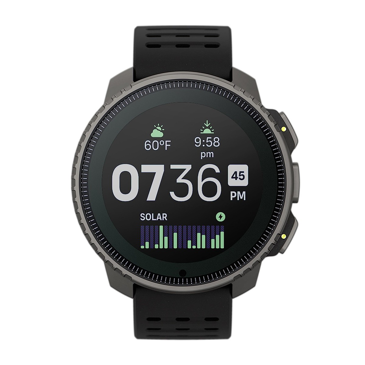 Suunto Vertical Titanium Solar Case GPS Watch - Black for sale