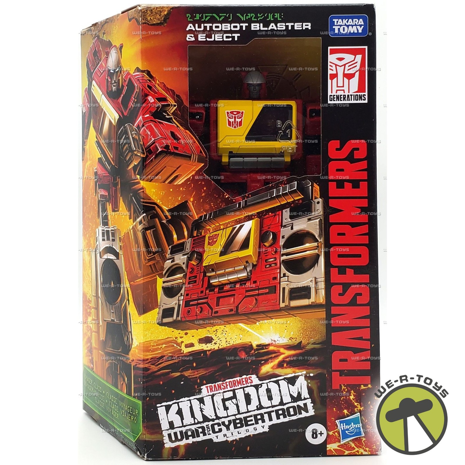 Transformers Kingdom War For Cybertron Autobot Blaster & Eject Figures #F5680