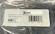 HP Poly Headset Adapter Q D 2.5mm Jack 85S11AA             BRAND NEW 