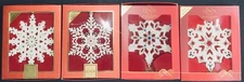 Lenox Annual Gemmed Snowflake Ornament - You Choose EUC