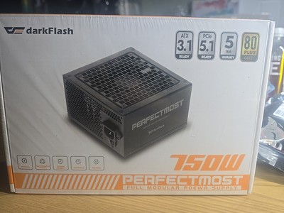 PMT750 Fully Modular Power Supply ATX 3.1& Pcie 5.1 Ready, 12VHPWR Cable Include