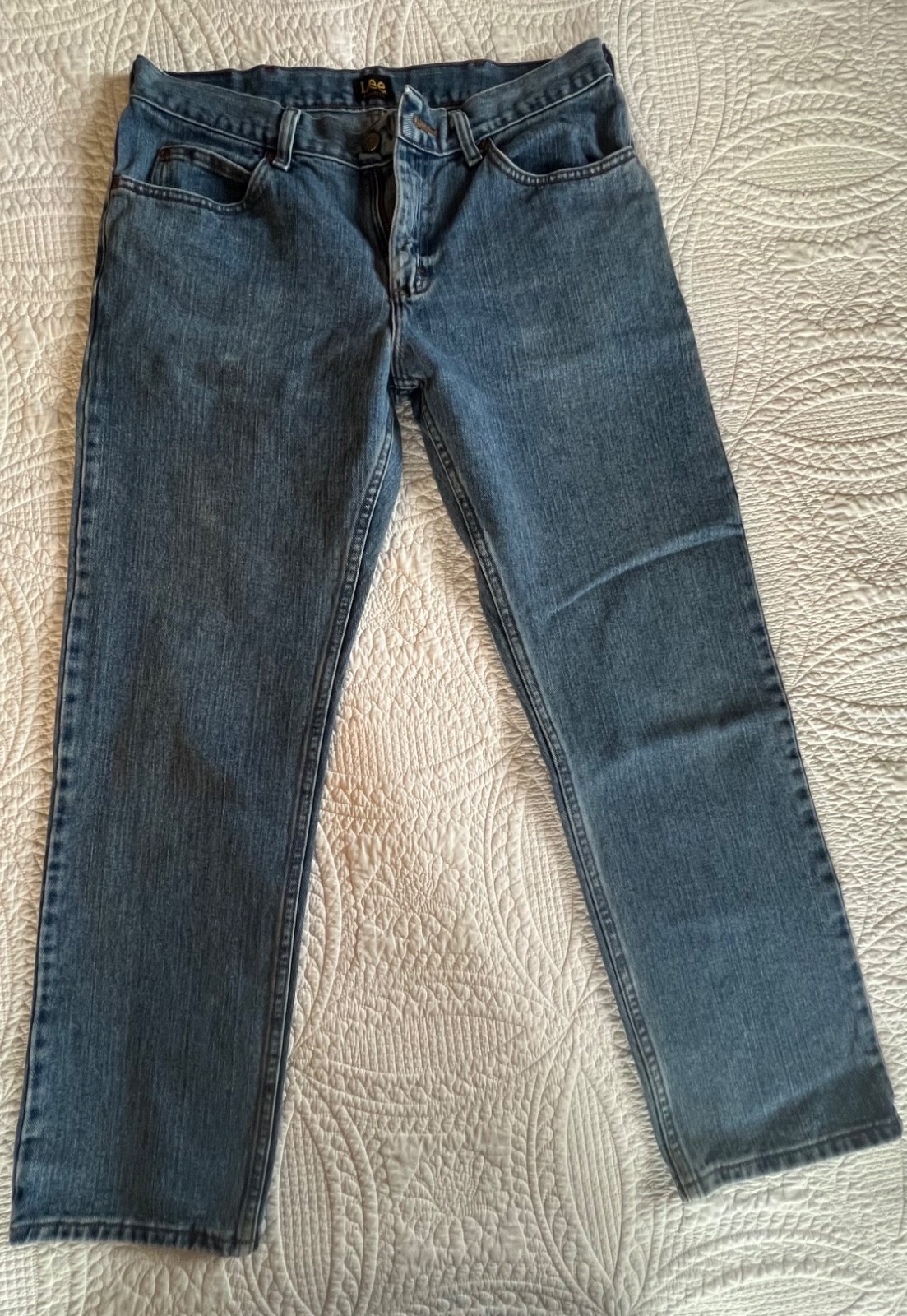Mens 34x30 Blue 2008944 Regular Fit Vintage