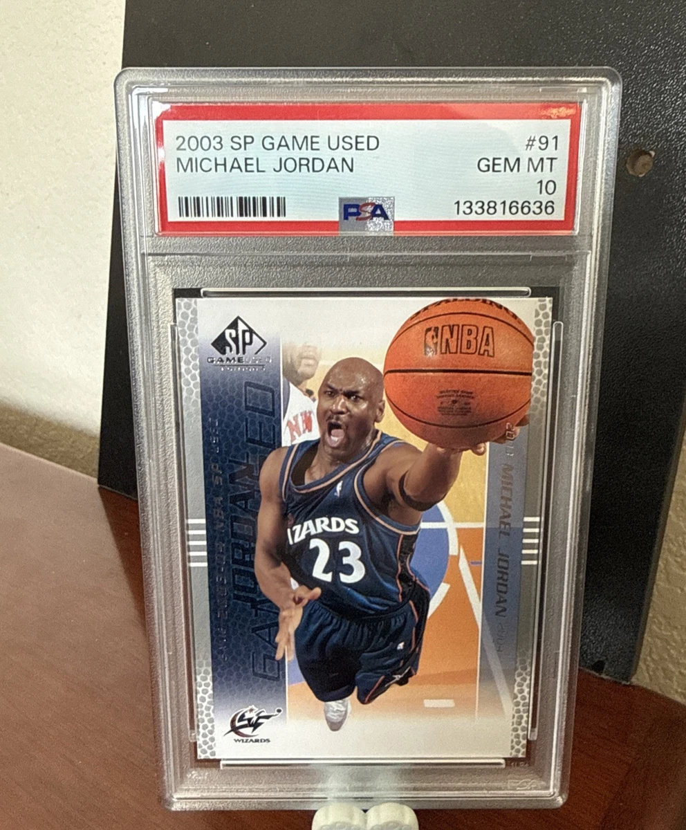 Michael Jordan Washington Wizards Basketball Grade 10 Sports