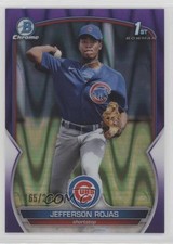 2023 Bowman Chrome Prospects Purple RayWave Refractor /250 Jefferson Rojas 1e1a
