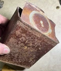 Nice! Rare early square steel ration can-Found Fort Craig New Mexico in 1960's