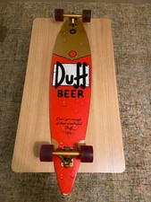 The Simpsons - Duff Beer Santa Cruz Skateboard Longboard/Cruiser/ Pintail Cruzer