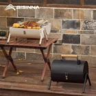 Charcoal BBQ Grill Portable Dual Cooking 20"/51cm Camping Outdoor Stove