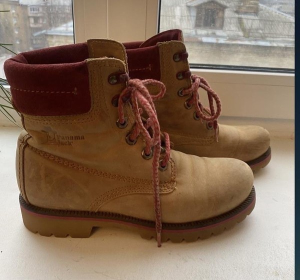 Women Panama Jack Boots Orange 36