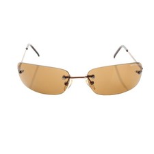 Ralph Lauren Polo Jeans Co. '90s Rimless Brown Sunglasses