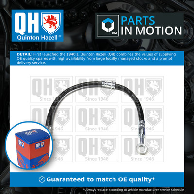 Brake Hose fits NISSAN ALMERA N15 1.6 Front Left 95 to 00 GA16DE Hydraulic QH