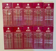 20 SUSAN BATES STEEL YARN NEEDLES 2 3/4 INCHES / 7 CM LONG  10 Packs Of 2 