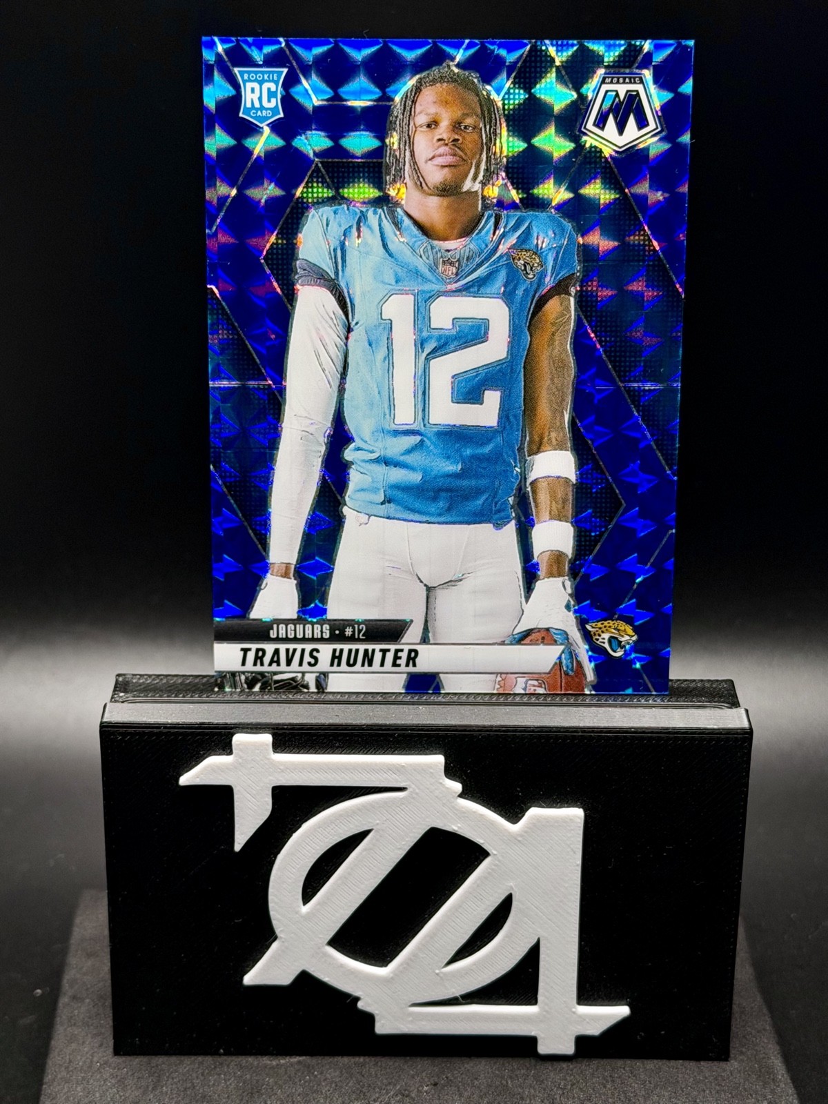 2025 Panini Mosaic - Rookie Variations Travis Hunter #279 Blue Mosaic Prizm /99