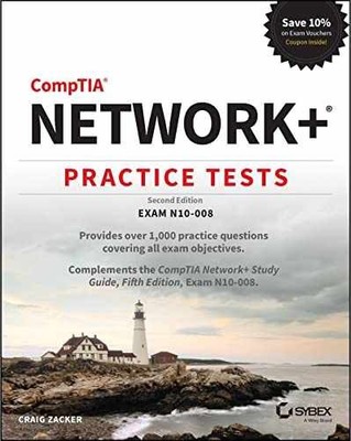 CompTIA Network+ Practice Tests: Exam - Paperback, by Zacker Craig - Very Good