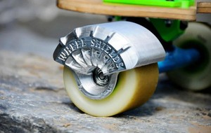 Longboard (Wheel Shields) metal splash guard/ mud guard wheel cover