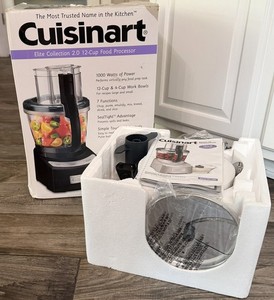 NEW Cuisinart Elite Collection 2.0 12-Cup Food Processor FP-12BKN              