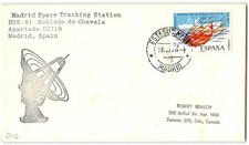 Madrid Spain to Toronto Canada from the Madrid Space Tracking Station, c. 1973