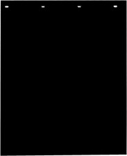 RC30PPB, 2 Pack, Super Durable Black Polymer Mudflaps 24X30 Inch, Mud Flaps Are
