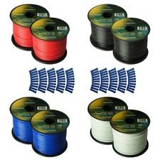 Harmony Car Primary 14 Gauge Power or Ground Wire 800 Feet 8 Rolls Multi Color