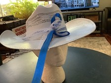 Justin Milano 20X Natural Straw Women  s Cowboy Western Hat Sz 7 56 -Modified