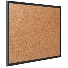 Cork Board, Bulletin Board, 3' x 2' Corkboard, Black Frame 2303B